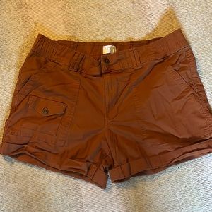 Time and Tru Women's Roll Cuff Utility Shorts